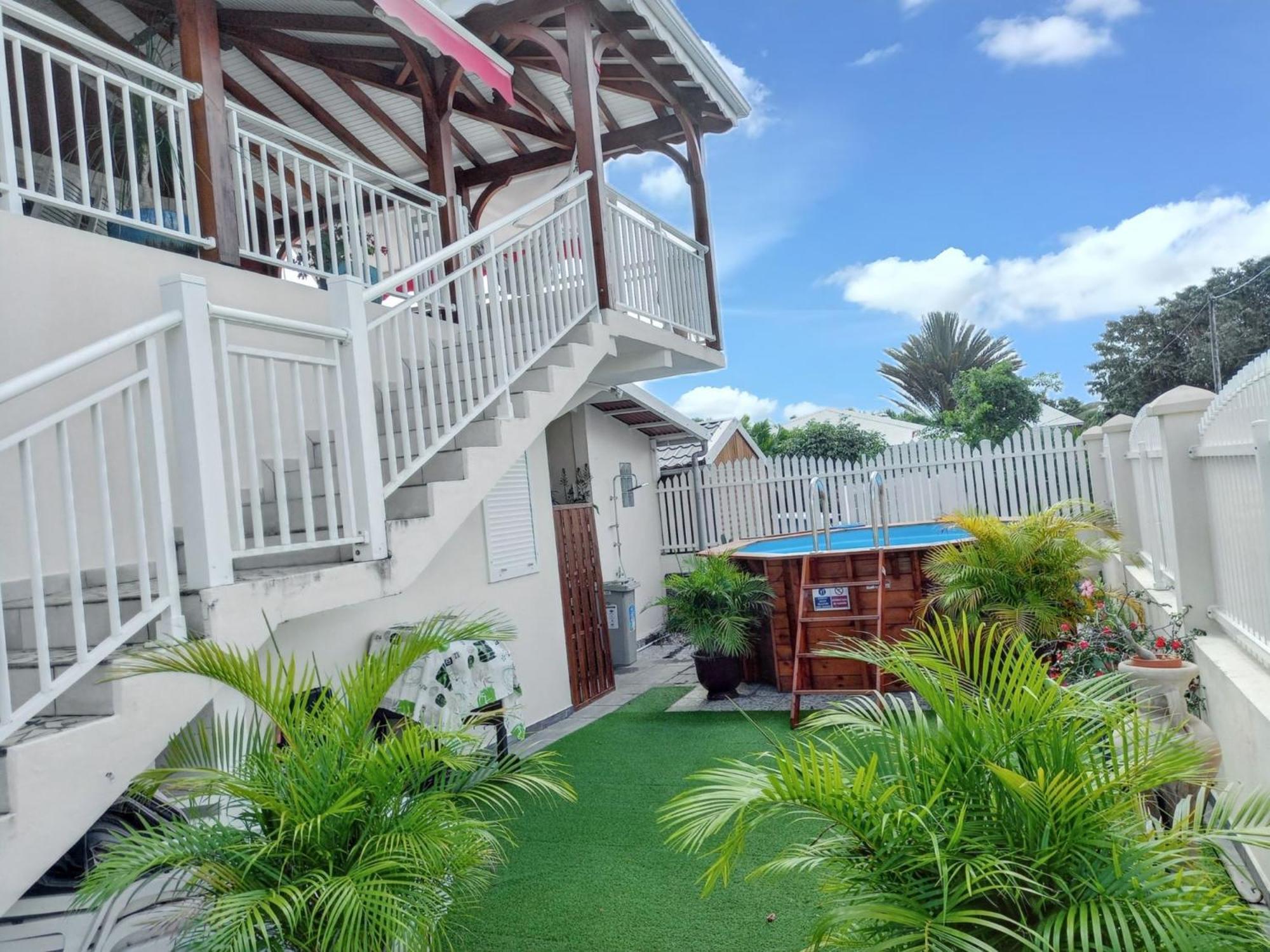 Villa Elegante A Saint Francois Avec Piscine Privee Toute L'Annee Экстерьер фото